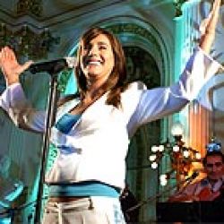 Soledad cantó en Montevideo