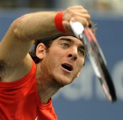 Del Potro abre el Masters de Shanghai contra Djokovic