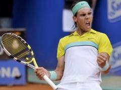 Nadal en la final de Roma