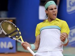 Nadal en la final de Roma