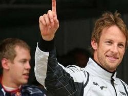 Button primereó en Catalunya