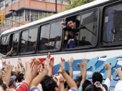 Costa Rica recibió a sus héroes