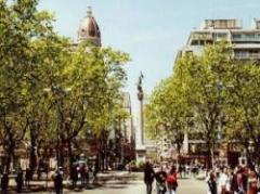 Inauguración de la plaza Cagancha