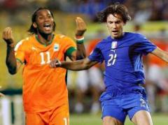 Drogba y Pirlo se lesionaron