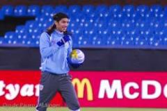 Uruguay reconoció el estadio y está listo para el partido