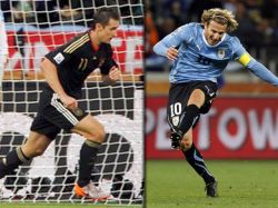 Forlán - Klose: duelo de goles