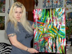 Artista con "cosas abstractas ridículamente hermosas"