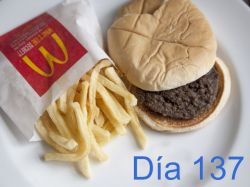 Hamburguesa cambia demasiado poco en 146 días