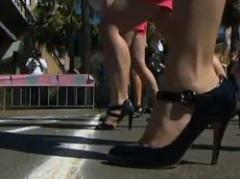 Australia: mujeres baten récord corriendo en tacones altos