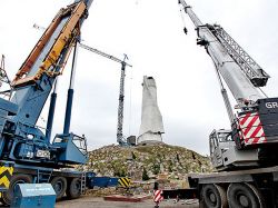 Polonia está construyendo la mayor estatua de Cristo