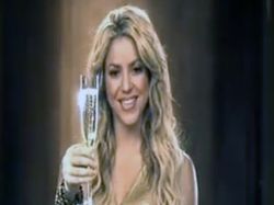 Shakira grabó en España comercial para Freixenet