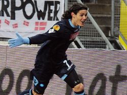 Triplete de Edinson Cavani