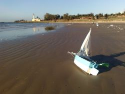 Iemanjá en las playas de Montevideo