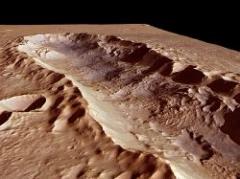 Nuevas fotos de Marte revelan un cráter gigante