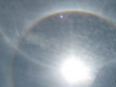 En Uruguay se observó una dispersión de la luz solar