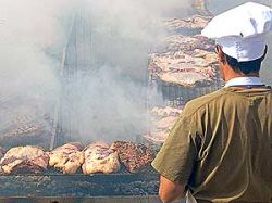 El asado baja 6%