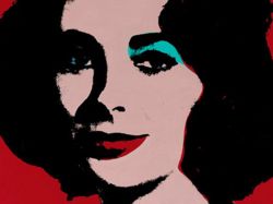 Subastarán retrato de Liz Taylor hecho por Andy Warhol