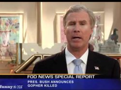 Bush reacciona ante la muerte de Osama, según Will Ferrell