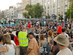 España: los Indignados marchan a pie hacia Madrid