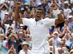 Tsonga dejó a Federer sin la semifinal de Wimbledon