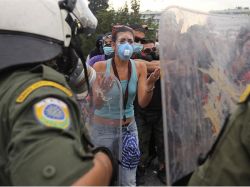 Las imágenes más impactantes de la violencia en Grecia