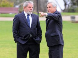 Lula se reunió con los famosos mineros de Chile