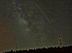 Una lluvia de meteoros podría verse este miércoles