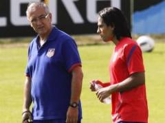 Gran expectativa por Falcao tras su primer entrenamiento