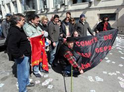 Aratirí: trabajadores marcharon en defensa de su empleo