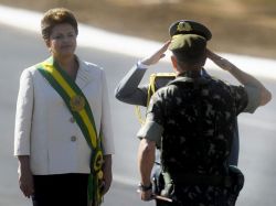 Dilma Rousseff presidió desfile del Día de la Independecia