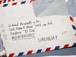 Cartas de Benedetti rematadas en 45.000 dólares