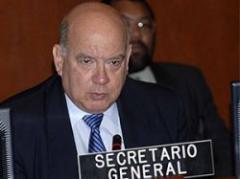 Insulza respaldó a Uruguay en caso de marinos de Haití