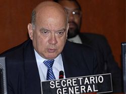 Insulza respaldó a Uruguay en caso de marinos de Haití