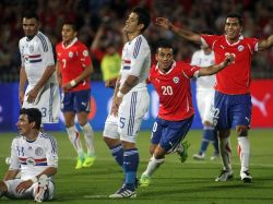 Chile le ganó a Paraguay 2 a 0