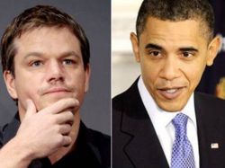 Matt Damon arremete contra Obama, al que otrora apoyó