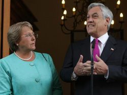 Bachelet plantea a Piñera cambios políticos