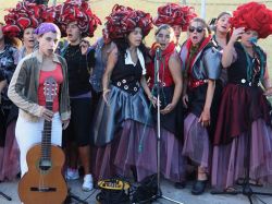 Carnaval abre con murga formada sólo por mujeres