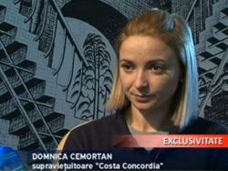 "Amo a Schettino", admitió la mujer que lo acompañaba "Amo a Schettino", admitió la mujer que lo acompañaba