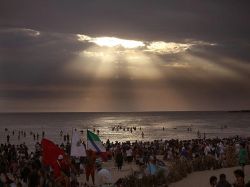 Los montevideanos festejaron el culto a la orixa Yemanjá