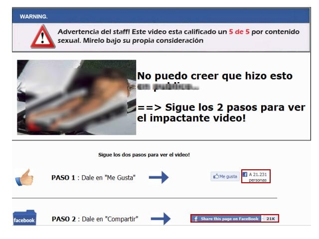 Supuesto video de Shakira expande malware