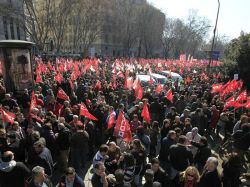 Manifestaciones en España contra reforma laboral