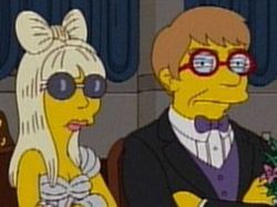 Lady Gaga en "Los Simpson" Lady Gaga en "Los Simpson"
