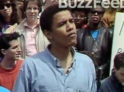 Aparece video revelador de Obama en acto de protesta Aparece video revelador de Obama en acto de protesta