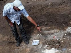 Fueron retirados restos humanos del Batallón 14