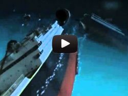 Impresionante animación sobre hundimiento del Titanic