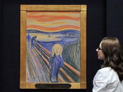 Muestran "El grito" de Munch que saldrá a subasta