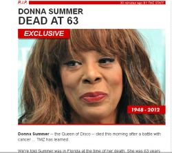 Falleció Donna Summer