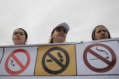 Vea las imágenes de las manifestaciones en el día mundial sin tabaco