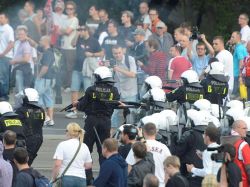 Incidentes entre hinchas de Rusia y Polonia en la Eurocopa