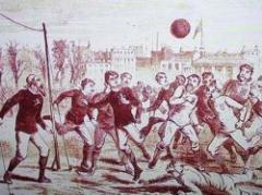 En 1894 ucranianos jugaron un partido a "mete gol gana"